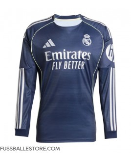 Günstige Real Madrid Auswärtstrikot 2025-26 Langarm